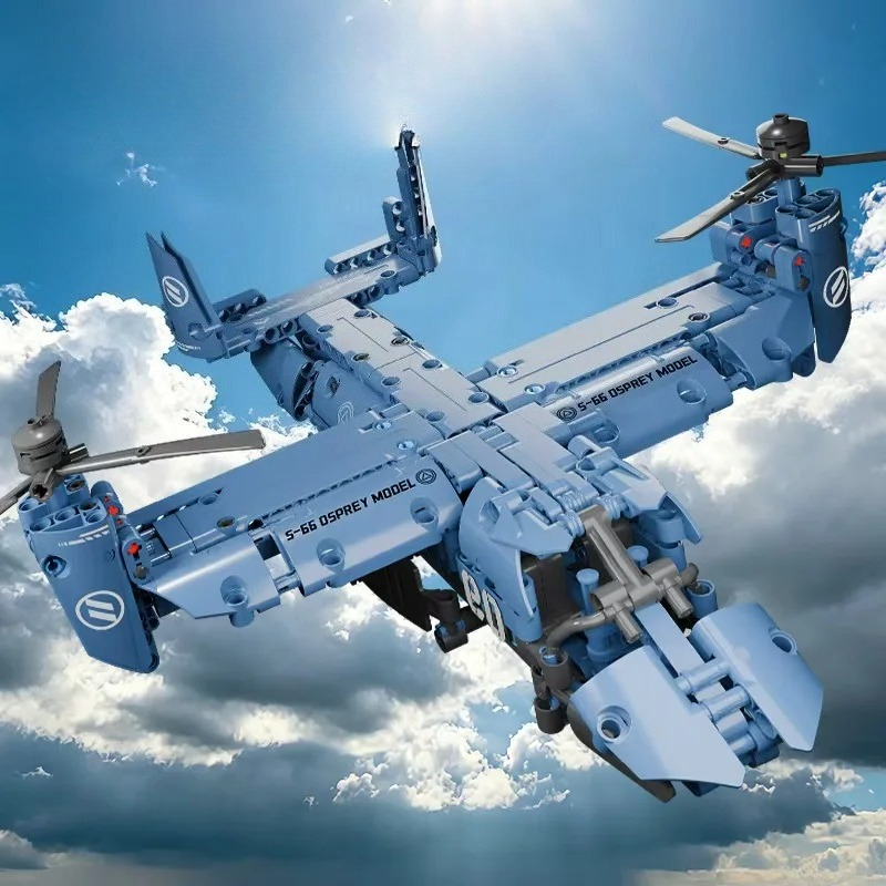 1480pcs V-22 Osprey Aircraft M - огляд і ціна Jjrc Drone X12