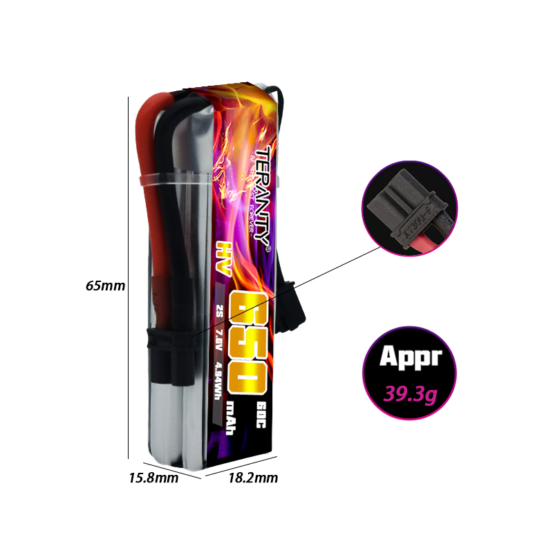 2/4/6/10PCS TERANTY 650mAh 2S  - огляд і ціна Drone Kit Fpv